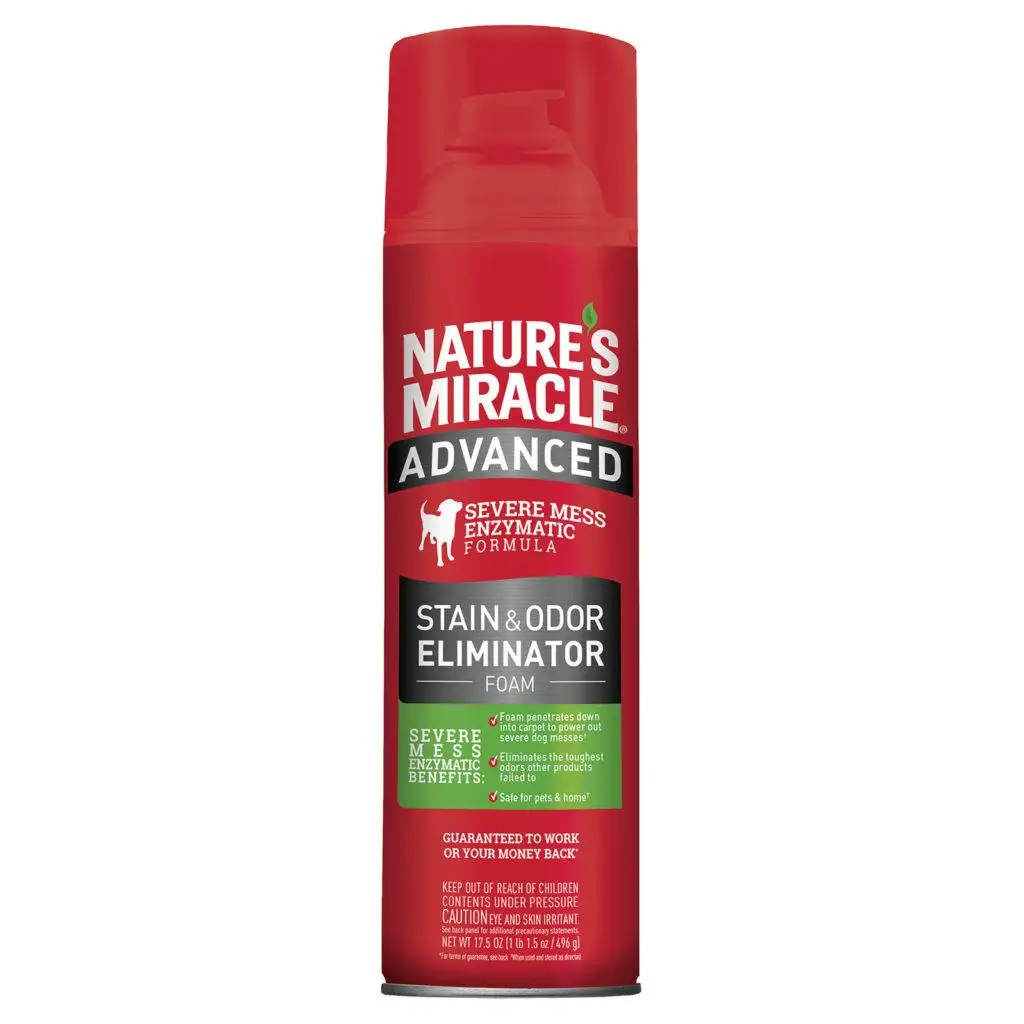 Nature's Miracle Dog Advanced 518 мл пена для удаления пятен и запахов от собак с усиленной формулой1
