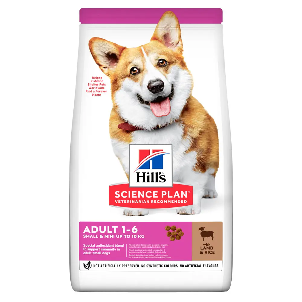Hills SP Small & Mini Adult корм для собак дрібних порід з ягням 1,5 кг2