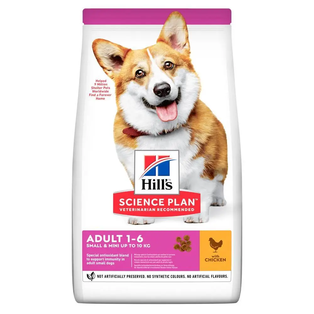 Hills SP Adult Small & Mini 6кг корм для собак дрібних порід з куркою2