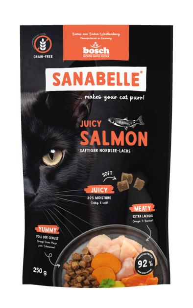 Bosch Sanabelle Juicy Salmon беззерновий м'який корм з лососе...