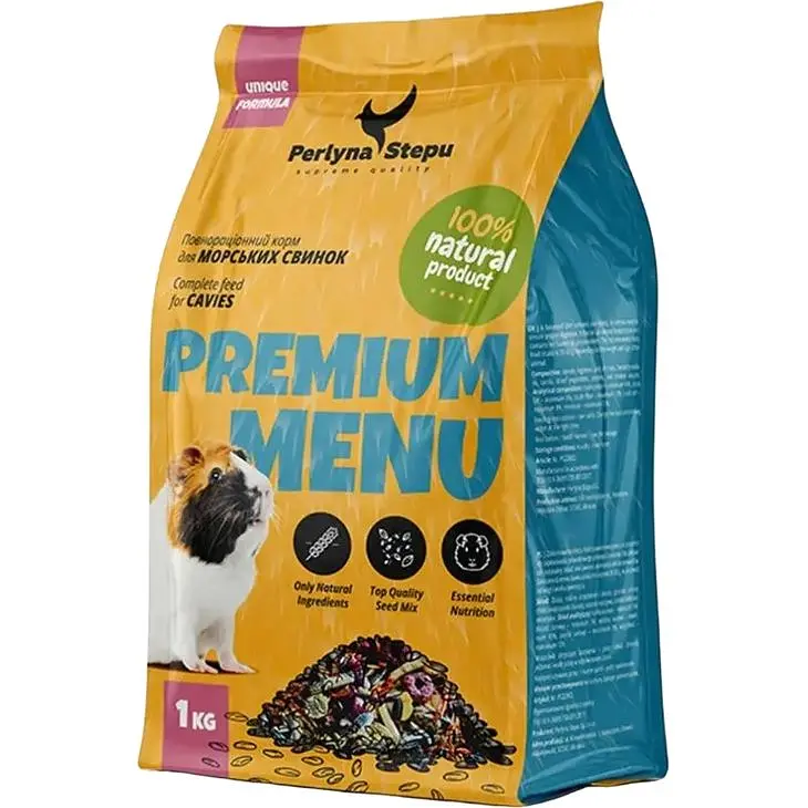 Perlyna Stepu Premium Menu корм для морських свинок 1кг...