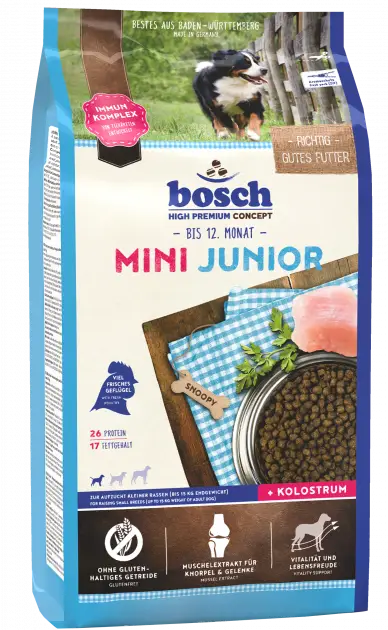Bosch Mini Junior 15кг - для щенків дрібних порід1