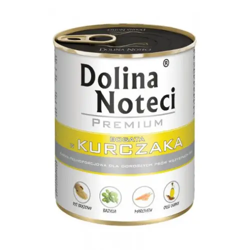 Dolina Noteci Premium 400г консерва з куркою, овочами і рисом1