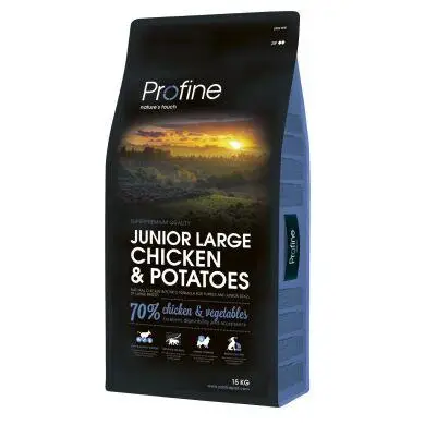 Profine Junior Large Breed Chicken & Potatoes 15кг для цуценят великих порід1