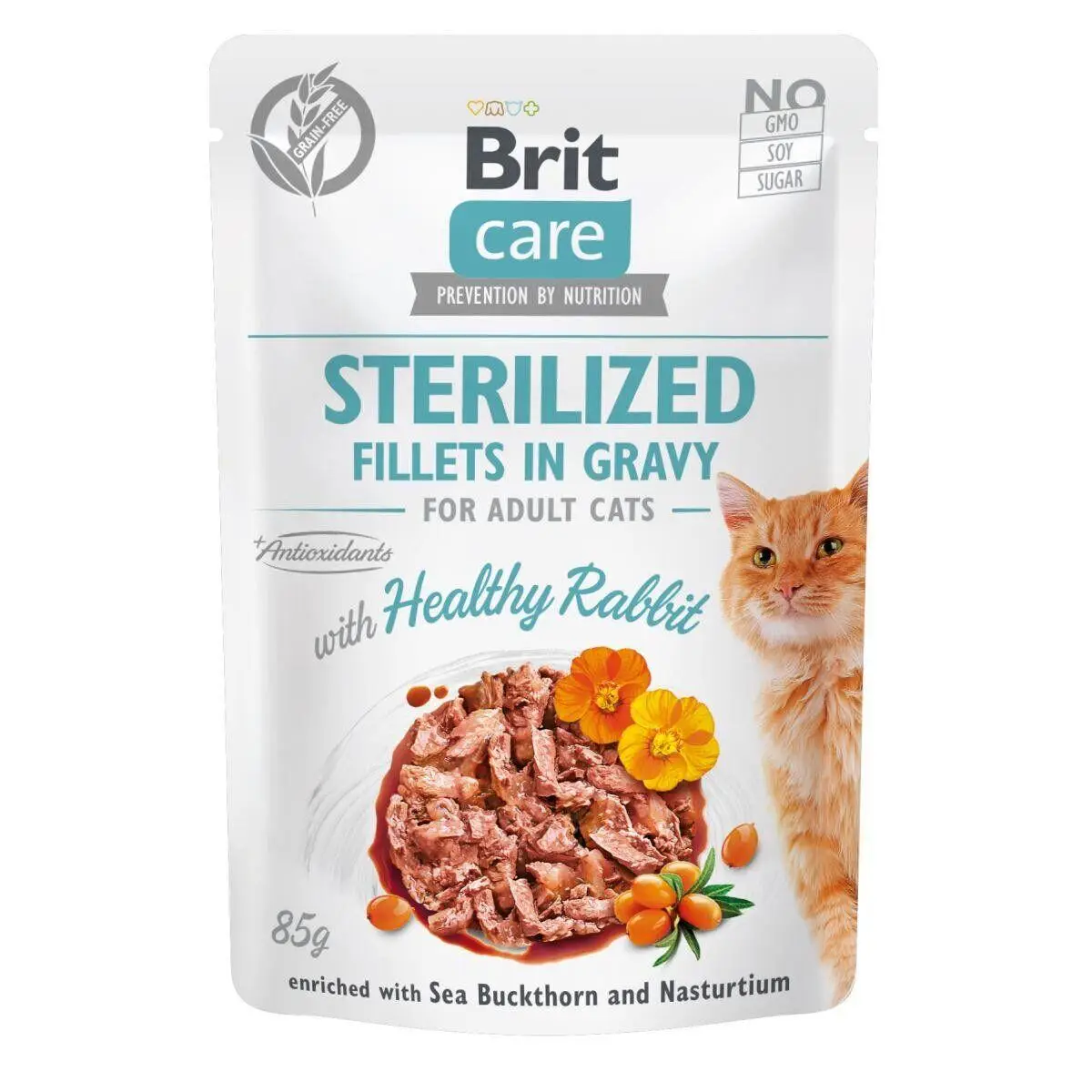 Brit Care Cat pouch 85г * 12шт для стерилізованих кішок1