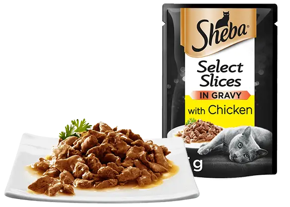 Sheba 85 гр * 12шт паучі для кішок (курка в соусі)2