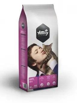 Amity Eco Cat Mix - корм для котів всіх порід мікс м'яса 20кг1