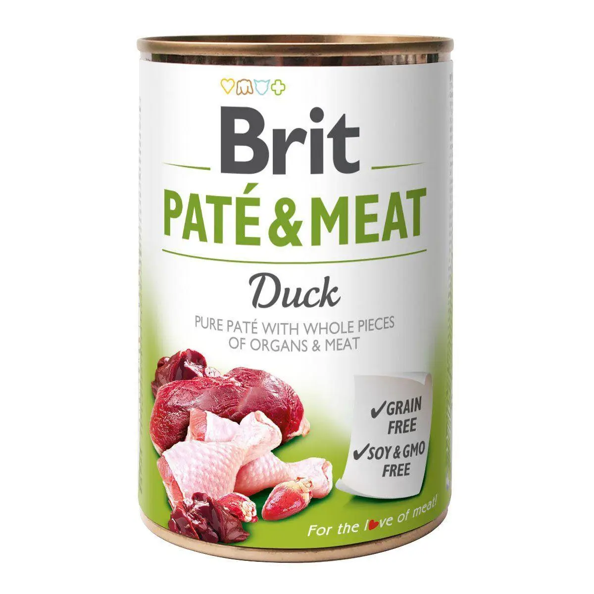 Brit Pate & Meat консерви для собак 400г (утка)1