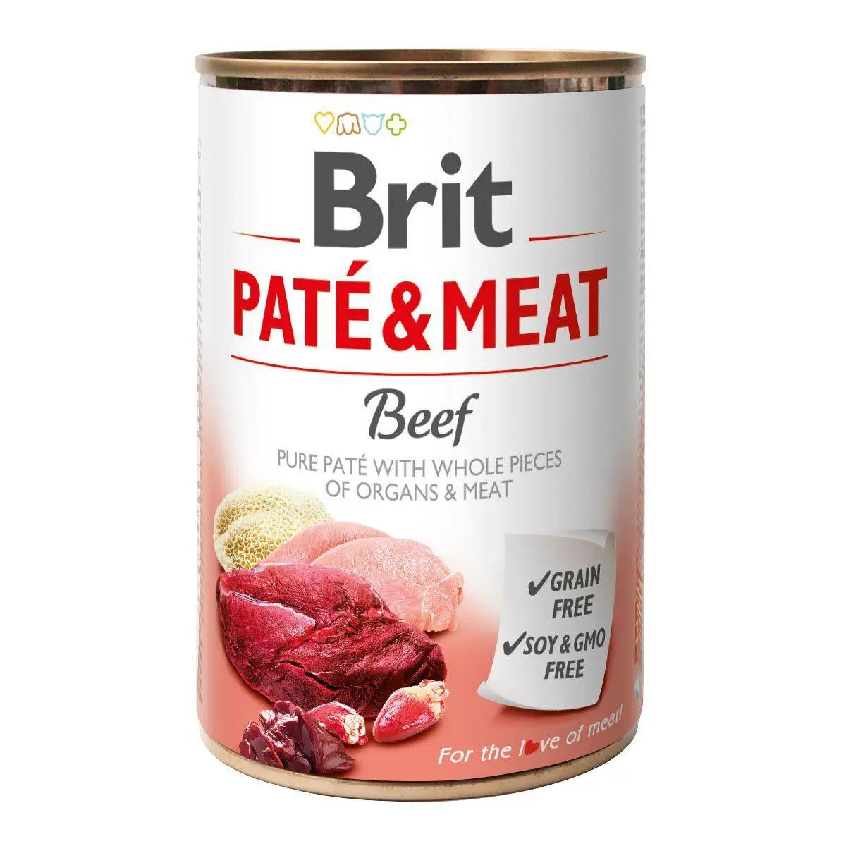 Brit Pate & Meat консерви для собак 400г (яловичина)1