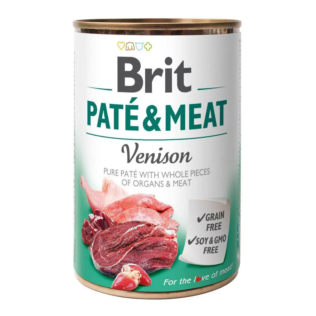 Brit Pate & Meat консерви для собак 400г (оленина)1