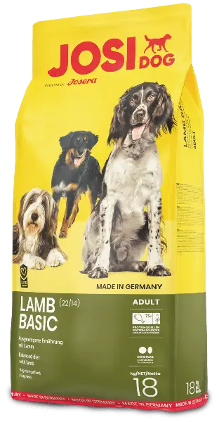 Josera JosiDog Lamb Basic 15 кг - для дорослих собак з ягням1