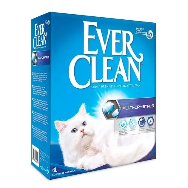 Ever Clean Multi-Crystals 6л - наповнювач із глини із силікаг...