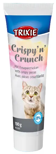 Trixie TX-42181 Crispy'n'Crunch - паста для кішок з хрусткими шматочками риби 100г1
