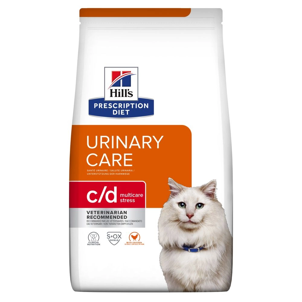 Hills PD c/d Feline Urinary Stress 1,5кг корм для кішок (захворювання нижнього відділу сечовивідних шляхів)1