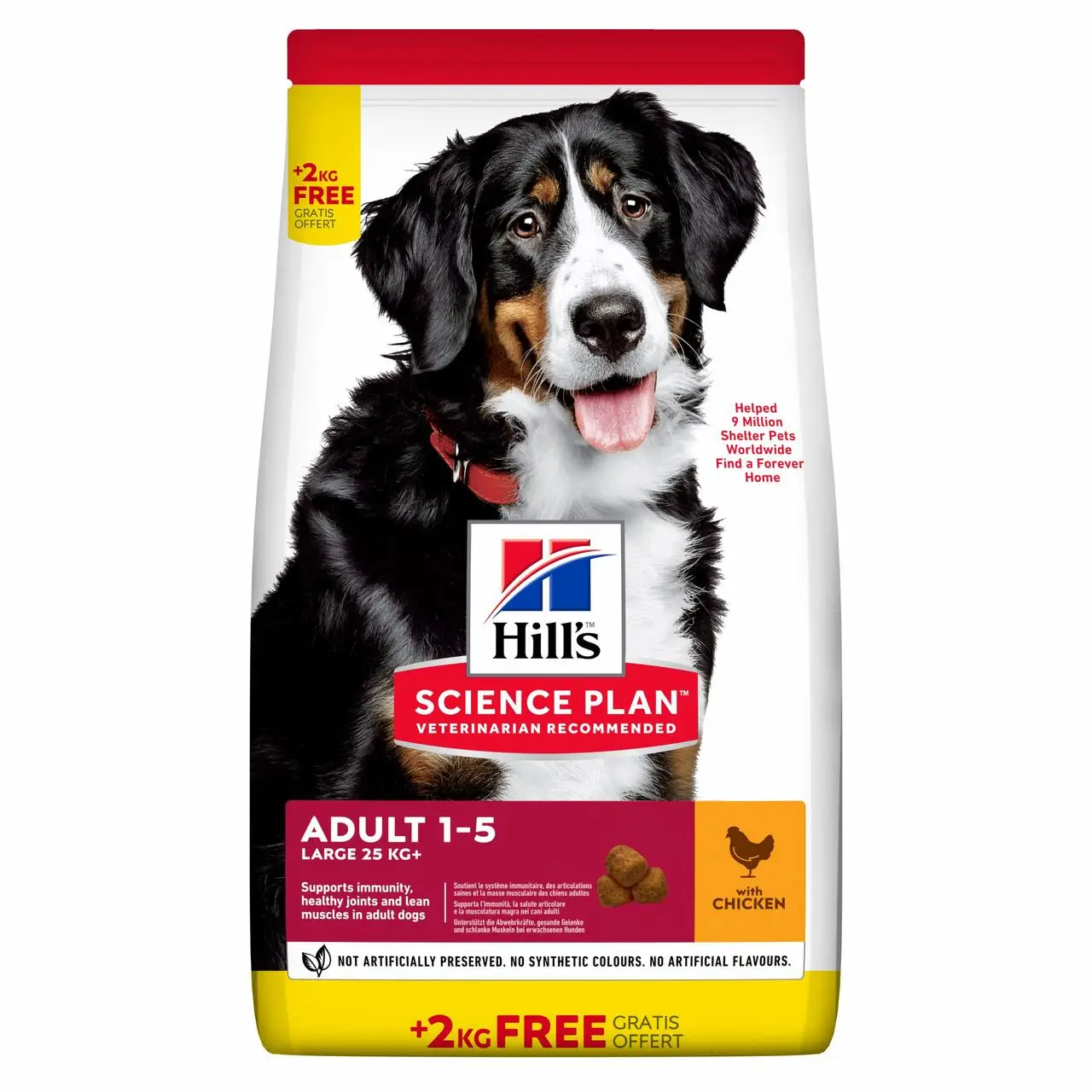 Hills SP Adult Large Breed 12кг корм для собак великих порід з куркою1