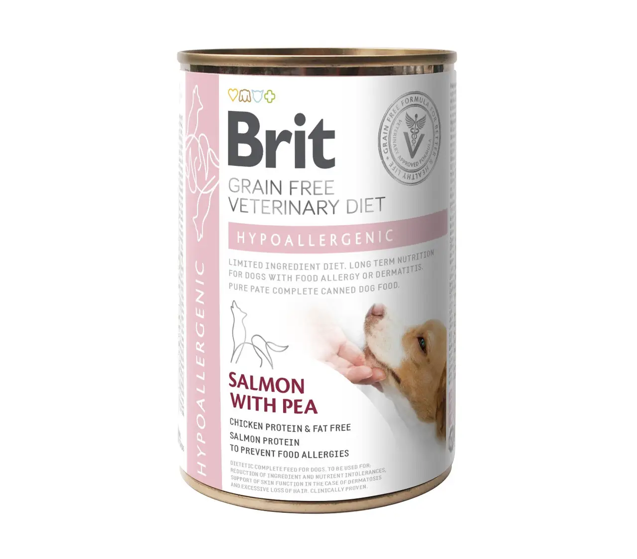 Brit VetDiets Hypoallergenic консерви для собак з харчовою алергією або непереносимістю 400г1