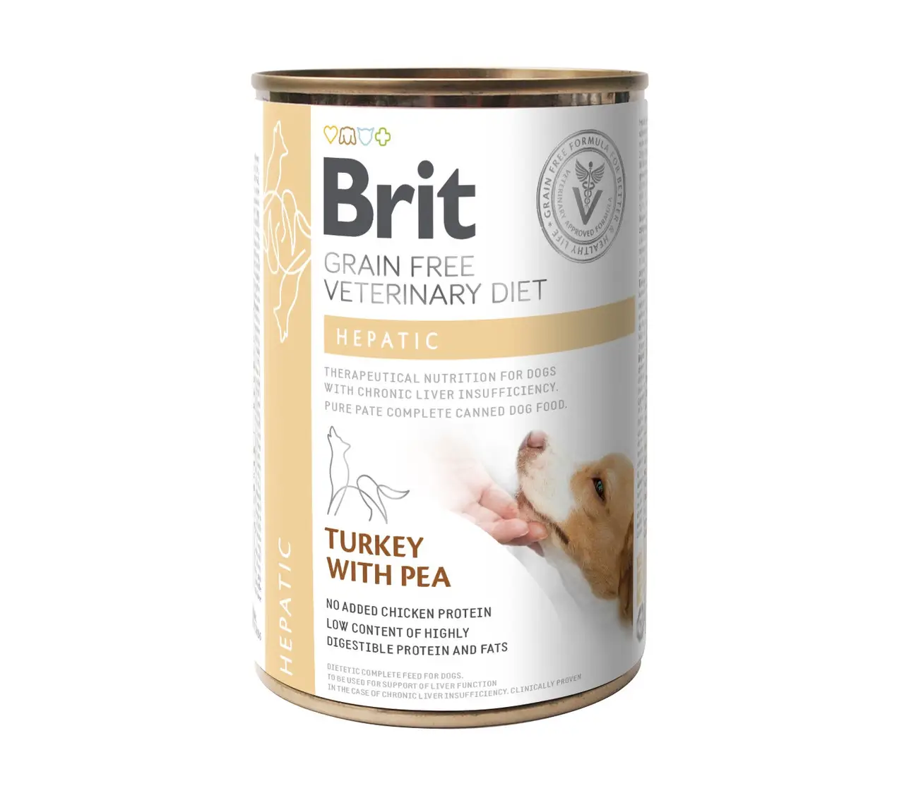 Brit VetDiets Dog Hepatic консерви для собак із захворюванням печінки 400г1