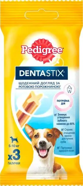 Pedigree Denta Stix 45гр жувальні палички для собак1