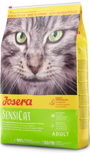 Josera SensiCat 10кг - корм для кішок з чутливим травленням1
