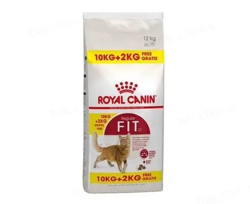 Royal Canin Fit 10+2кг збалансований корм для кішок1