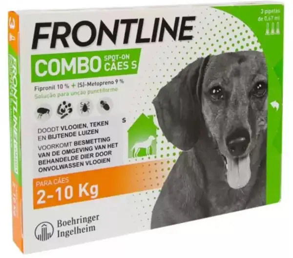 Merial Фронтлайн Комбо S краплі для собак від 2 до 10 кг 1піпетка1