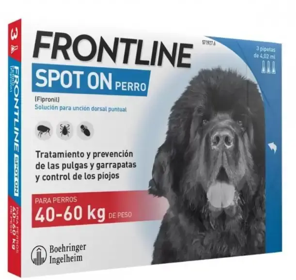 FrontLine (Фронтлайн) Spot On капли от блох и клещей для собак 40-60кг (1пипетка)1