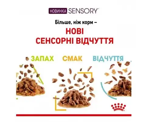 Royal Canin Sensory Smell Jelly (шматочки в желе) 85г * 12шт - паучі для вибагливих кішок старше 1 року3