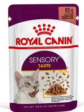 Royal Canin Sensory Taste Gravy (шматочки в соусі) 85г * 12шт - паучі для вибагливих кішок старше 1 року1