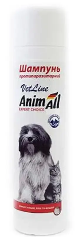 AnimAll VetLine шампунь протипаразитарний для котів та собак (пропоксур) 250мл1