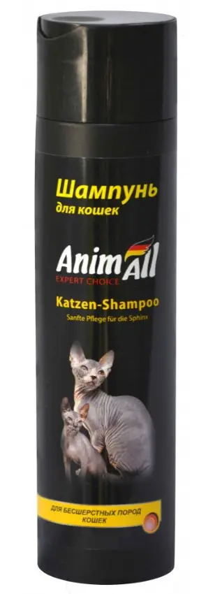 AnimAll шампунь для кішок безшерстих порід 250мл1
