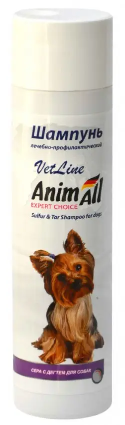 AnimAll шампунь для собак при свербінні, подразненні та лущенні шкіри 250мл1