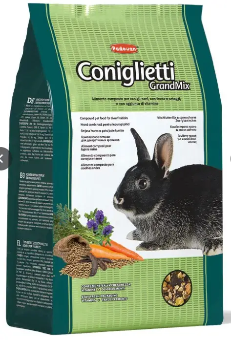 Padovan Grandmix Coniglietti 3кг корм для кроликів1