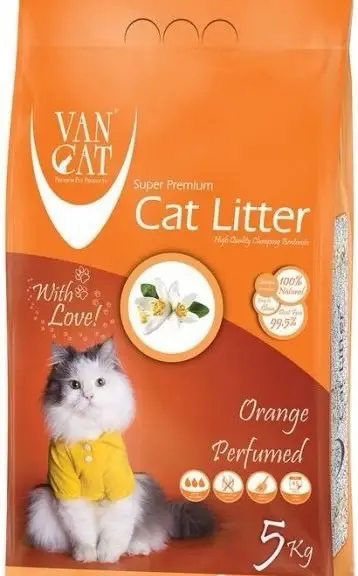 Van Cat 5кг наповнювач із глини (Orange)1