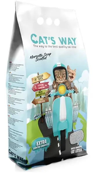 Cat's Way бензонітовий наповнення 5л/4,25кг (марсельське мило)1