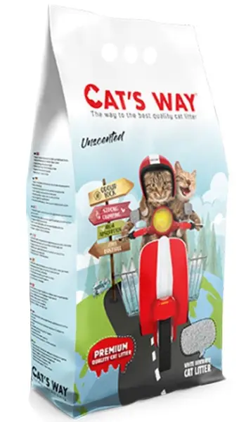 Cat's Way бентонітовий наповнювач 5 л (без запаху)1