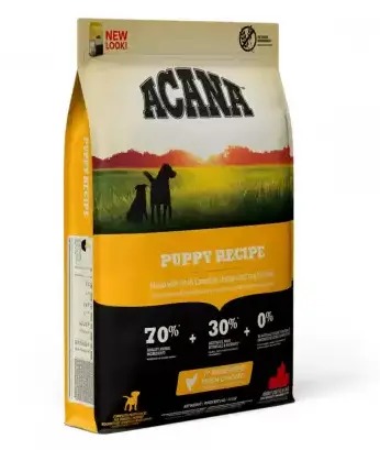 Acana Puppy Recipe 17 кг — корм для цуценят усіх порід (70% м'ясних інгредієнтів)1