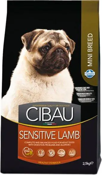 Farmina Cibau Adult Mini Sensitive Dog корм для собак дрібних порід 2,5 кг (ягня)1