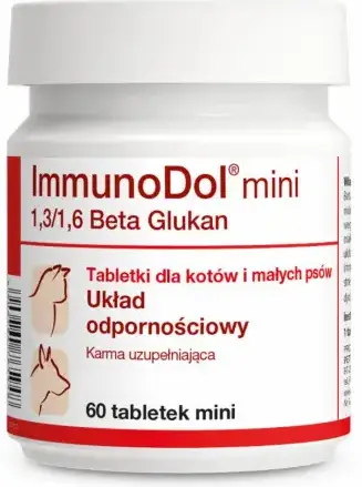 Dolfos Immunodol Mini - імуностимулятор для котів та собак дрібних порід 60 таб1