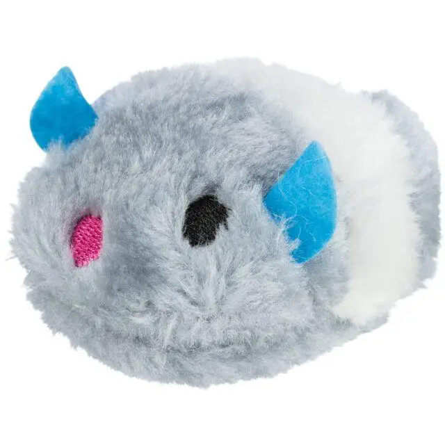 Trixie TX-4083 Миша вібрує хутряна-іграшка для кошенят1