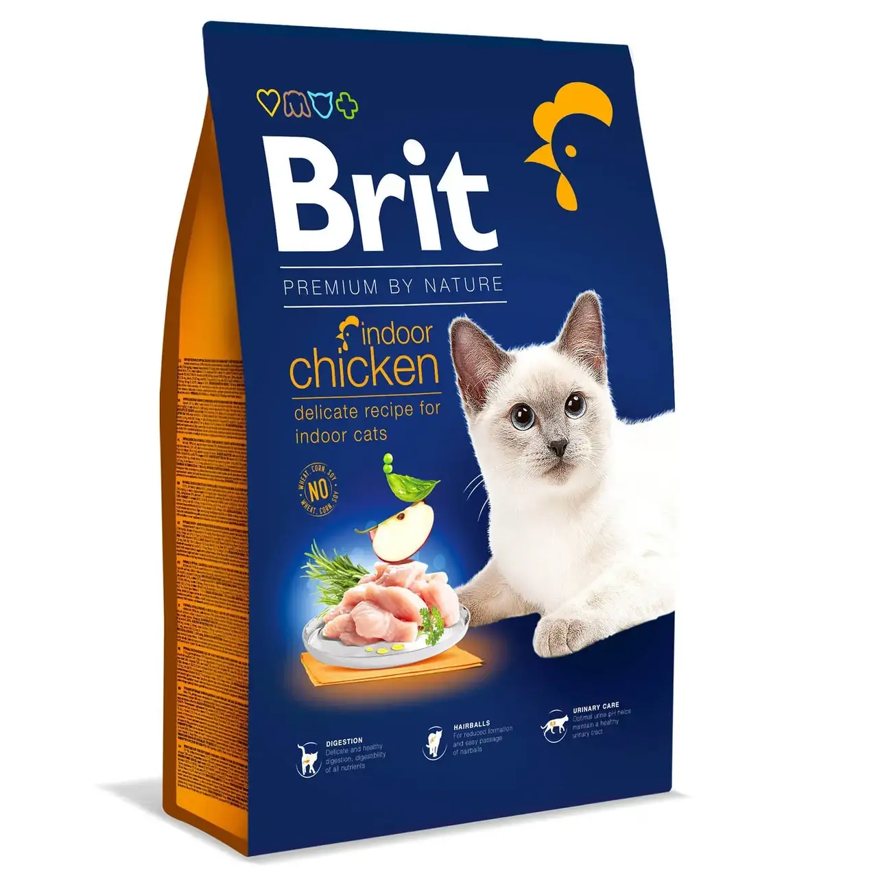 Brit Premium by Nature Cat Indoor 8 кг для кішок, що живуть у приміщенні1