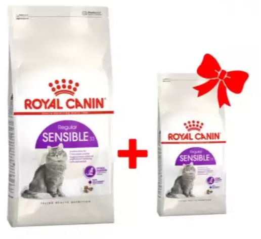 Royal Canin Sensible 2 кг + 400 г для кішок з чутливим травленням1