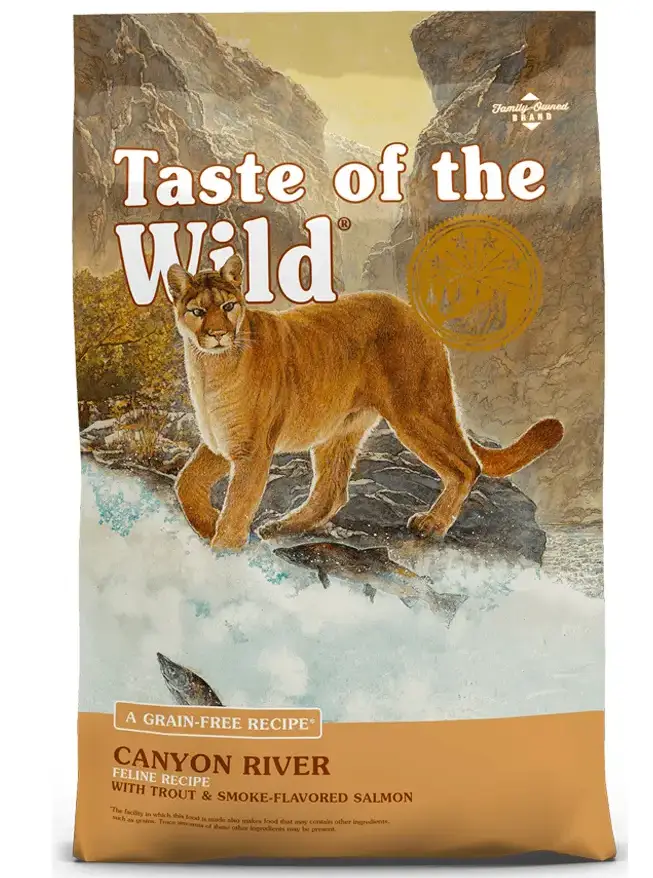 Taste of the Wild Canyon River холістик корм для котів 2 кг (форель и лосось)1