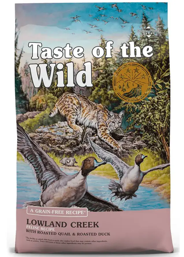 Taste of the Wild Lowland Creek холістик корм для котів 6,6 кг (качка)1