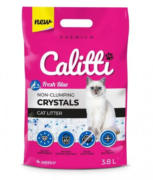 Calitti Crystals силікагель 3,8 л (гірська свіжість)1