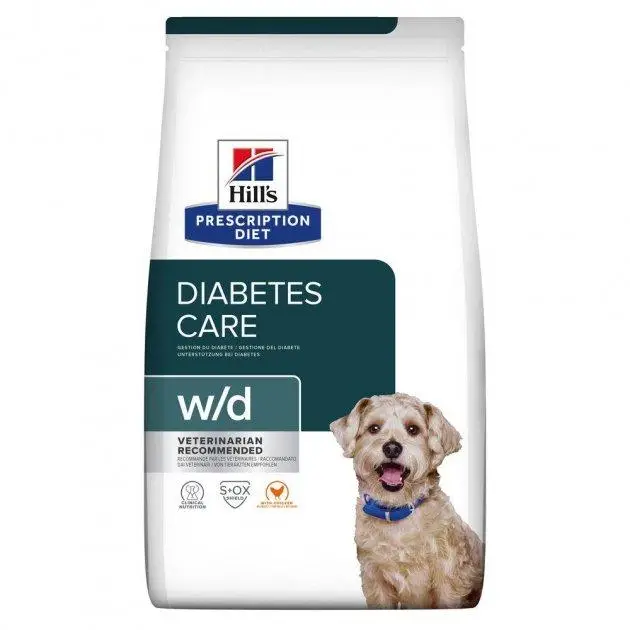 Hill's Prescription Diet w/d корм для собак при діабеті 10 кг1