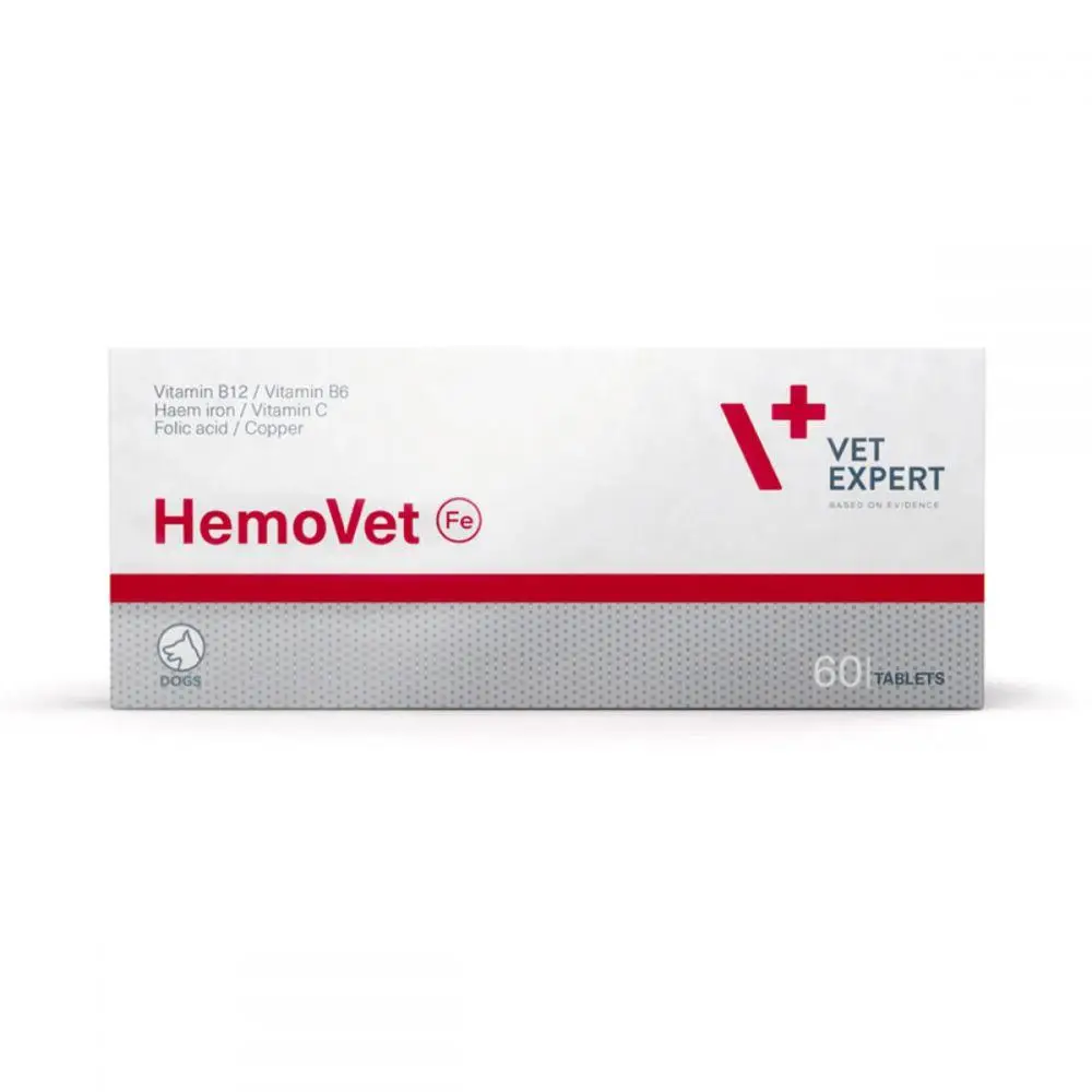VetExpert HemoVet (60 таб) - препарат при анемії для собак (46282)1