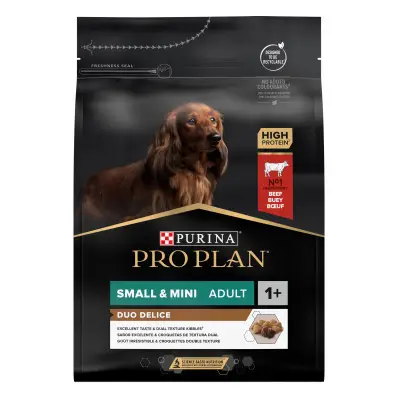 Pro Plan Duo Delice Adult Small&Mini 2,5 кг - корм з яловичиною для собак дрібних порід1