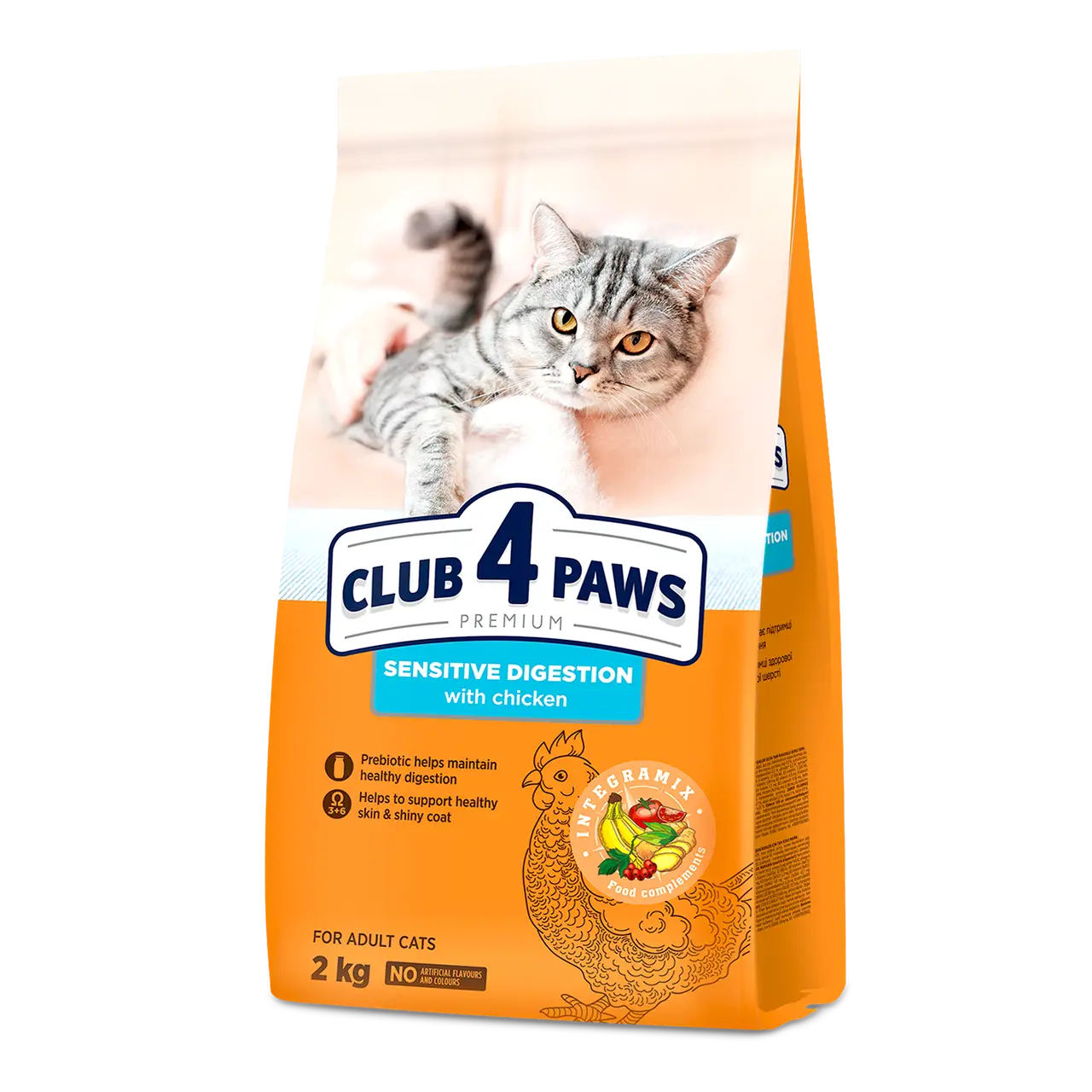 Клуб 4 лапи Преміум Sensitive - корм для кішок з чутливим травленням 2 кг1