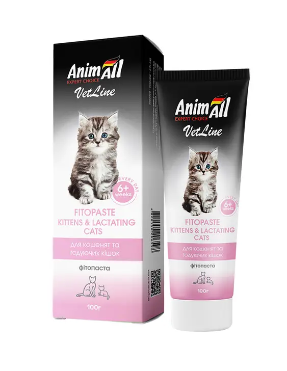 AnimAll VetLine фітопаста для кошенят і кішок, що годують 100 г1