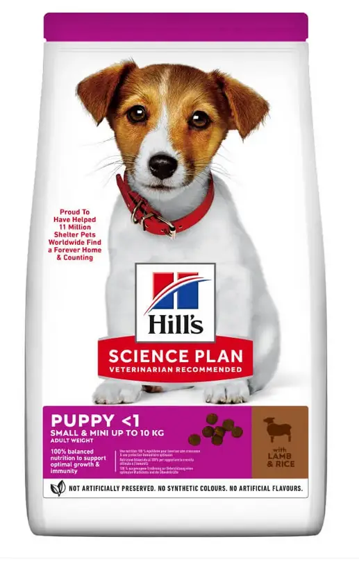 Hill’s Puppy Small&Mini корм для цуценят дрібних порід з ягням 1,5 кг1